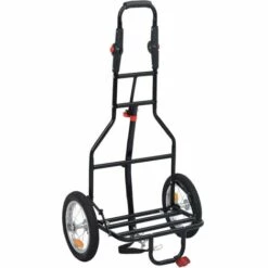 VidaXL Remorque De Vélo Pliable Avec Sac D'épicerie Noir - Noir 9 VidaXL Remorque De Vélo Pliable Avec Sac D'épicerie Noir - Noir -Cage, caisse et transport pour chien Soldes 26228622 5