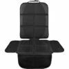 LITZEE Protection De Siège Voiture - Pour Siège Auto - Protection Siege Arriere Voiture Enfants Haut De Gamme - Compatible ISOFIX (noir)