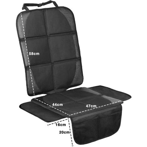 LITZEE Protection De Siège Voiture - Pour Siège Auto - Protection Siege Arriere Voiture Enfants Haut De Gamme - Compatible ISOFIX (noir) 5 LITZEE Protection De Siège Voiture - Pour Siège Auto - Protection Siege Arriere Voiture Enfants Haut De Gamme - Compatible ISOFIX (noir) – Image 5