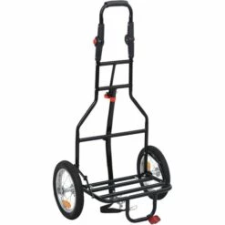 YOUTHUP Remorque De Vélo Pliable Avec Sac D'épicerie Bleu Et Noir 9 YOUTHUP Remorque De Vélo Pliable Avec Sac D'épicerie Bleu Et Noir -Cage, caisse et transport pour chien Soldes 26531775 5