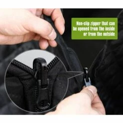 LONGZIMING Housses De Siège D'auto Pour Chien Universelle, Housse Protection De Siège D'arrière Avec Poche De Rangement, Housse Banquette Imperméable Pour Voiture Et SUV Tansport(146 X 136cm,Noir) -Cage, caisse et transport pour chien Soldes 26551939 4