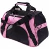 LONGZIMING Sac Transport Chien Sac Transport Chat Voiture Sac Transport Animaux 52 X 27 X 32 Centimètres (Rose)