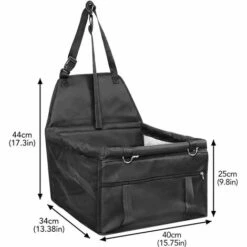 LONGZIMING Siège Rehausseur De Voiture Pet Reinforce Pour Chat De Chien, Sièges De Voiture Portables, Pliables Et Respirants Pour Animaux De Compagnie Avec Ceinture De Sécurité 5 LONGZIMING Siège Rehausseur De Voiture Pet Reinforce Pour Chat De Chien, Sièges De Voiture Portables, Pliables Et Respirants Pour Animaux De Compagnie Avec Ceinture De Sécurité -Cage, caisse et transport pour chien Soldes 26552814 3