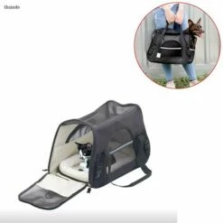 THSINDE Sac Pour Animaux De Compagnie Noir 8kg (sac Pour Chat)