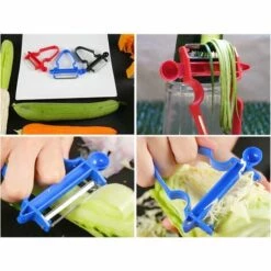 LONGZIMING Sacs En Lin Pour Animaux (Grand) 3pcs Magic Trio Peeler Slicer Shredder Multifonction Cuisine Coupe-légumes -Cage, caisse et transport pour chien Soldes 27435672 5