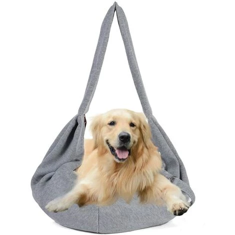 Kueatily Sac De Transport Pour Chat/Chien, Single-épaule Sling Sac De Transport Pour Chien Et Chat Animaux De Compagnie Sling Sac Transporteur Titulaire, Gris 4 Kueatily Sac De Transport Pour Chat/Chien, Single-épaule Sling Sac De Transport Pour Chien Et Chat Animaux De Compagnie Sling Sac Transporteur Titulaire, Gris – Image 4