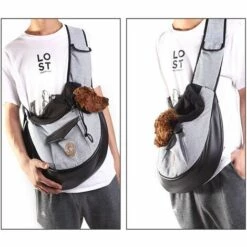 BETTERLIFE Sac Pour Animaux De Compagnie, Sac De Transport Pour Chat Et Chien, Avec Bandoulière, Transport Mains Libres, Gris 28 * 36cm 8 BETTERLIFE Sac Pour Animaux De Compagnie, Sac De Transport Pour Chat Et Chien, Avec Bandoulière, Transport Mains Libres, Gris 28 * 36cm -Cage, caisse et transport pour chien Soldes 27594423 4
