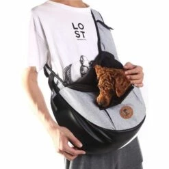 BETTERLIFE Sac Pour Animaux De Compagnie, Sac De Transport Pour Chat Et Chien, Avec Bandoulière, Transport Mains Libres, Gris 28 * 36cm 9 BETTERLIFE Sac Pour Animaux De Compagnie, Sac De Transport Pour Chat Et Chien, Avec Bandoulière, Transport Mains Libres, Gris 28 * 36cm -Cage, caisse et transport pour chien Soldes 27594423 5