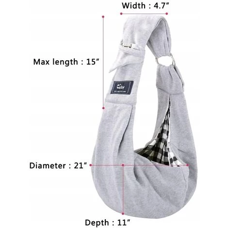 BETTERLIFE Chiot, Petit Chien, écharpe Pour Chat, Sac à Dos Pour Animal De Compagnie | Sac De Voyage à Une épaule Pour Animaux De Compagnie | Bandoulière Réglable 2 BETTERLIFE Chiot, Petit Chien, écharpe Pour Chat, Sac à Dos Pour Animal De Compagnie | Sac De Voyage à Une épaule Pour Animaux De Compagnie | Bandoulière Réglable – Image 2