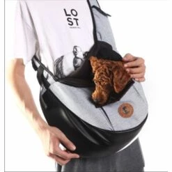 Triomphe Sac Pour Chat, Sac Pour Animaux De Compagnie, Sac De Transport De Sortie, Sac à Dos Respirant Pour Sac à Bandoulière Portable De Voyage, Gris 36 * 13 * 28 Cm -Cage, caisse et transport pour chien Soldes 27807459 4