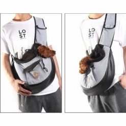 Triomphe Sac Pour Chat, Sac Pour Animaux De Compagnie, Sac De Transport De Sortie, Sac à Dos Respirant Pour Sac à Bandoulière Portable De Voyage, Gris 36 * 13 * 28 Cm -Cage, caisse et transport pour chien Soldes 27807459 5