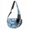 Triomphe Sac Pour Animaux De Compagnie, Sac à Bandoulière, Sac Pour Chien, Sac De Messager, étui De Transport, Camouflage Bleu S (40 * 22 * ​​10 Cm)