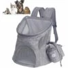 LITZEE Sac à Dos De Transport Pour Chien Et Chat Pour Animal De Compagnie Pet Carrier Pour Petit Pet En Plein Air Randonnée Camping -33x30x24cm