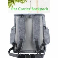 LITZEE Sac à Dos De Transport Pour Chien Et Chat Pour Animal De Compagnie Pet Carrier Pour Petit Pet En Plein Air Randonnée Camping -33x30x24cm -Cage, caisse et transport pour chien Soldes 27988587 5