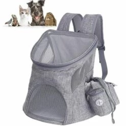 LITZEE Sac à Dos De Transport Pour Chien Et Chat Pour Animal De Compagnie Pet Carrier Pour Petit Pet En Plein Air Randonnée Camping -45x36x31cm