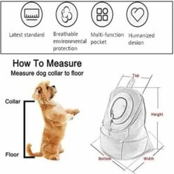 LITZEE Sac à Dos De Transport Pour Chien Et Chat Pour Animal De Compagnie Pet Carrier Pour Petit Pet En Plein Air Randonnée Camping -45x36x31cm -Cage, caisse et transport pour chien Soldes 27988593 4