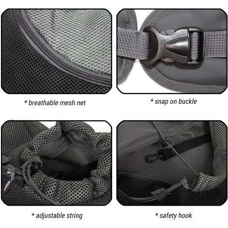 Triomphe Sac Pour Animaux De Compagnie Sac à Dos En Maille Respirante Pour Animaux De Compagnie Sac à Bandoulière Diagonal Portable Pour Chat Et Chien Voyage Fournitures Pour Animaux De Compagnie Petit Noir 5 Triomphe Sac Pour Animaux De Compagnie Sac à Dos En Maille Respirante Pour Animaux De Compagnie Sac à Bandoulière Diagonal Portable Pour Chat Et Chien Voyage Fournitures Pour Animaux De Compagnie Petit Noir – Image 5