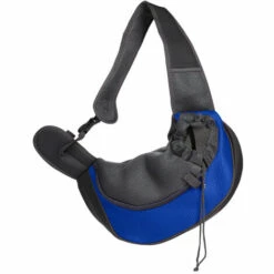 Triomphe Sac Pour Animaux De Compagnie Sac à Dos En Filet Respirant Pour Animaux De Compagnie, Sac à Bandoulière Diagonal Portable Pour Chats Et Chiens, Fournitures Pour Animaux De Compagnie, Grand, Bleu Royal