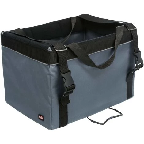 TRIXIE Panier Avant De Vélo Pour Animaux 38x25x25 Cm Gris - Gris 2 TRIXIE Panier Avant De Vélo Pour Animaux 38x25x25 Cm Gris - Gris – Image 2
