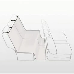 Housse De Banquette Auto Pour Chiens 140x120 Cm Divisible Beige TRIXIE - Beige -Cage, caisse et transport pour chien Soldes 29188285 4