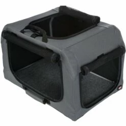 TRIXIE Caisse De Transport Pour Chiens Easy Soft S/M Gris - Gris -Cage, caisse et transport pour chien Soldes 29227268 5