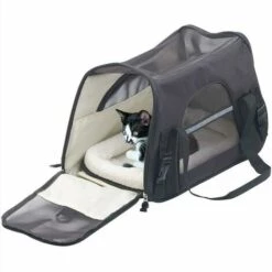 DONTODENT Peut Transporter Un Sac De Transport Pour Animaux De Compagnie De 5 Kg, Sac De Transport Pour Chat ,noir