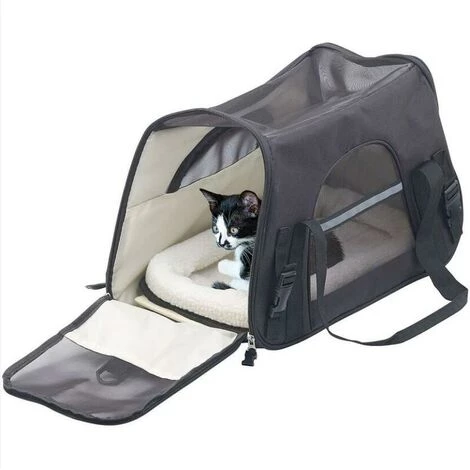 DONTODENT Peut Transporter Un Sac De Transport Pour Animaux De Compagnie De 5 Kg, Sac De Transport Pour Chat ,noir 1 DONTODENT Peut Transporter Un Sac De Transport Pour Animaux De Compagnie De 5 Kg, Sac De Transport Pour Chat ,noir