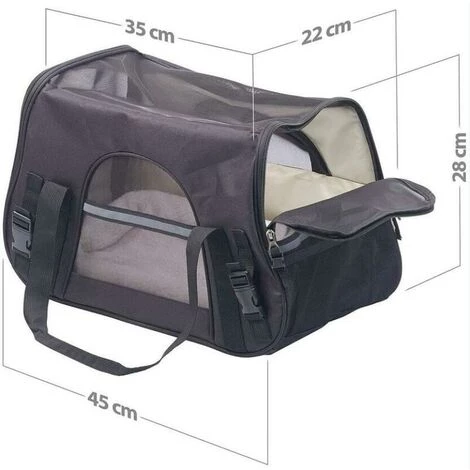 DONTODENT Peut Transporter Un Sac De Transport Pour Animaux De Compagnie De 5 Kg, Sac De Transport Pour Chat ,noir 2 DONTODENT Peut Transporter Un Sac De Transport Pour Animaux De Compagnie De 5 Kg, Sac De Transport Pour Chat ,noir – Image 2