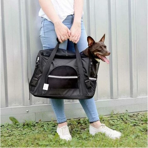 DONTODENT Peut Transporter Un Sac De Transport Pour Animaux De Compagnie De 5 Kg, Sac De Transport Pour Chat ,noir 4 DONTODENT Peut Transporter Un Sac De Transport Pour Animaux De Compagnie De 5 Kg, Sac De Transport Pour Chat ,noir – Image 4