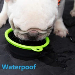 DONTODENT Pecute Housse De Siège Pour Chien Imperméable 100% , Housse Protection De Siège D'arrière Avec Fenêtre De Visualisation, Couverture Protection De Banquette Arrière Pour Voiture Et SUV 137*147 -Cage, caisse et transport pour chien Soldes 29661554 3