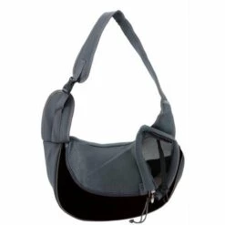 DONTODENT Sac De Transport Pour Chien Sac Bandoulière Pour Chien Sac De Transport Chiot Chat Épaule Pour Animaux De Compagnie Sling Sac Transporteur( Noir)