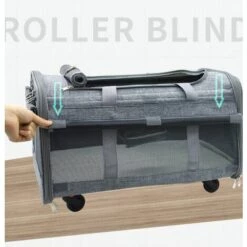 Triomphe Sac Pour Animaux De Compagnie Avec Pneu Sac De Voyage Pliable à Roue Universelle Amovible Sac Pour Chat De Grande Capacité Sac De Remorquage Pour Animaux De Compagnie -Cage, caisse et transport pour chien Soldes 30027990 4