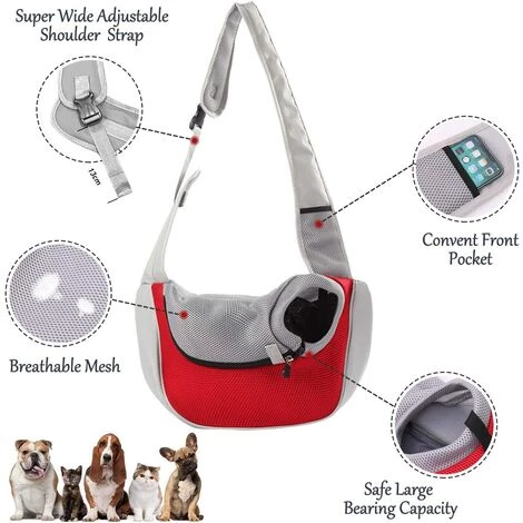 Betterlife Sac Pour Animaux De Compagnie Sac à Bandoulière Sac De Messager De Poitrine De Chien Sortant Sac Pour Animaux De Compagnie Portable Sac De Transport Pour Chien Chat Sac De Transport De Poitrine Sac De Messager Sac Pour Animaux De Compagnie Roug 3 Betterlife Sac Pour Animaux De Compagnie Sac à Bandoulière Sac De Messager De Poitrine De Chien Sortant Sac Pour Animaux De Compagnie Portable Sac De Transport Pour Chien Chat Sac De Transport De Poitrine Sac De Messager Sac Pour Animaux De Compagnie Roug – Image 3