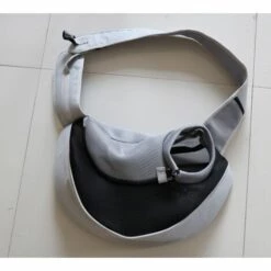 Betterlife Sac Pour Animaux De Compagnie, Sac à Bandoulière, Sac Pour Chien, Sac De Messager, étui De Transport, Gris Avec S Noir (40 * 22 * 10cm)