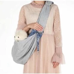 Betterlife Sac Pour Animaux De Compagnie Pliable à Une épaule Sac Diagonal Arrière Pour Animaux De Compagnie Sac à Dos Pour Chien Respirant Sac De Transport Pour Sac Pour Animaux De Compagnie (longueur 83 * Largeur 45, XBD192) -Cage, caisse et transport pour chien Soldes 30083643 4