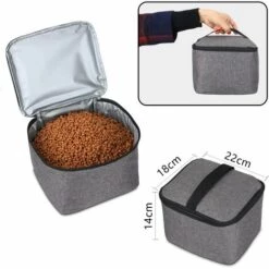 ILOVEMILAN Sac De Voyage Pour équipement Pour Chien + 2 Bols Pliants (bleu + Vert 350ml) 9 ILOVEMILAN Sac De Voyage Pour équipement Pour Chien + 2 Bols Pliants (bleu + Vert 350ml) -Cage, caisse et transport pour chien Soldes 30092219 5