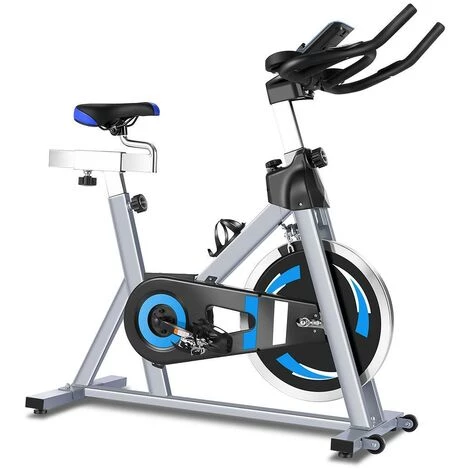 BETTER MAISON Vélo D'appartement Vélo D‘exercice Intérieur Resistance Réglable Surveillance Fréquence Cardiaque Charge 125kg Gris Avec APP - Gris 2 BETTER MAISON Vélo D'appartement Vélo D‘exercice Intérieur Resistance Réglable Surveillance Fréquence Cardiaque Charge 125kg Gris Avec APP - Gris – Image 2