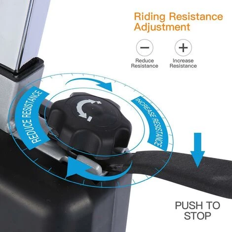 BETTER MAISON Vélo D'appartement Vélo D‘exercice Intérieur Resistance Réglable Surveillance Fréquence Cardiaque Charge 125kg Gris Avec APP - Gris 4 BETTER MAISON Vélo D'appartement Vélo D‘exercice Intérieur Resistance Réglable Surveillance Fréquence Cardiaque Charge 125kg Gris Avec APP - Gris – Image 4