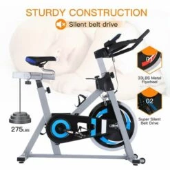 BETTER MAISON Vélo D'appartement Vélo D‘exercice Intérieur Resistance Réglable Surveillance Fréquence Cardiaque Charge 125kg Gris Avec APP - Gris 9 BETTER MAISON Vélo D'appartement Vélo D‘exercice Intérieur Resistance Réglable Surveillance Fréquence Cardiaque Charge 125kg Gris Avec APP - Gris -Cage, caisse et transport pour chien Soldes 30097517 5