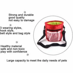 BEARSU Sacs De Nourriture Pour Chiens, Sacs De Nourriture Pour Chiens, Sacs De Nourriture Pour Chiens, Sacs De Nourriture Pour Chiens Imperméables, Sacs De Friandises, Sac De Friandises Pour Chiens Pour Le Dressage De Chiens Et Le Stockage De La Nourriture 7 BEARSU Sacs De Nourriture Pour Chiens, Sacs De Nourriture Pour Chiens, Sacs De Nourriture Pour Chiens, Sacs De Nourriture Pour Chiens Imperméables, Sacs De Friandises, Sac De Friandises Pour Chiens Pour Le Dressage De Chiens Et Le Stockage De La Nourriture -Cage, caisse et transport pour chien Soldes 30318024 3