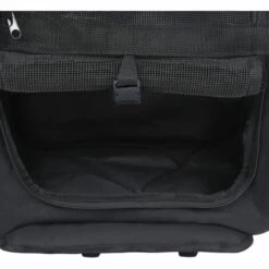 VidaXL Chariot Polyvalent Pliable Pour Animaux De Compagnie Noir - Noir -Cage, caisse et transport pour chien Soldes 30871454 5