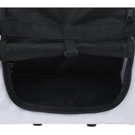 VidaXL Chariot Polyvalent Pliable Pour Animaux De Compagnie Gris - Gris 5 VidaXL Chariot Polyvalent Pliable Pour Animaux De Compagnie Gris - Gris – Image 5