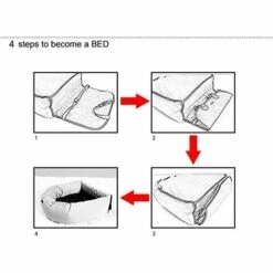 BRIDAY Siège De Voiture Pour Chien 2 En 1 Siège D’Auto Chien, Siège Pour Véhicule De Voyage Portatif Transporteur Pour Animal De Compagnie Avec Chenil Épais Et Sangle De Sécurité(Noir) -Cage, caisse et transport pour chien Soldes 31511051 5
