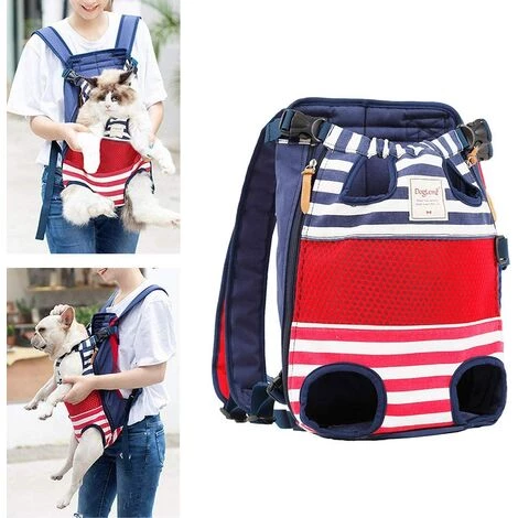 BEARSU Sac Ventral De Transport Sac De Voyage Pour Chien Sac à Dos Pour Petit Animaux 12KG Rouge 1 BEARSU Sac Ventral De Transport Sac De Voyage Pour Chien Sac à Dos Pour Petit Animaux 12KG Rouge