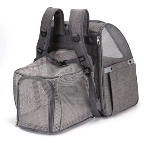 Triomphe Sac à Dos Pour Animaux De Compagnie Chat Chien Extensible Sac Transport Pour Chat Petit Chien Respirant, Sac A Dos De Transport Chat Avec Matelas En Peluche Amovible, Pour Voyage En Train/Voiture/Restaurant/Avion ,kaki 5 Triomphe Sac à Dos Pour Animaux De Compagnie Chat Chien Extensible Sac Transport Pour Chat Petit Chien Respirant, Sac A Dos De Transport Chat Avec Matelas En Peluche Amovible, Pour Voyage En Train/Voiture/Restaurant/Avion ,kaki – Image 5