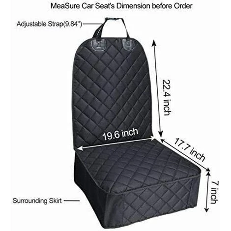 LITZEE Housse De Protection Voiture Siège Avant Imperméable Et Antifouling Tapis De Voiture De Pilot Siège Animal Chien Coussin Voiture Pet Supplies 100 * 50 Cm 2 LITZEE Housse De Protection Voiture Siège Avant Imperméable Et Antifouling Tapis De Voiture De Pilot Siège Animal Chien Coussin Voiture Pet Supplies 100 * 50 Cm – Image 2