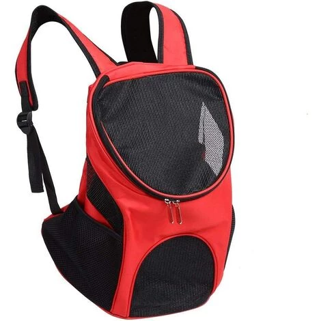 AIDUCHO Sac A Dos De Transport Pour Chien Chat, Mains Libres Ventilation Réglable Sac à Double Bandoulière Pour Porter Chien Chat Chinot Chaton Lapin Marcher Randonnée Voyager(rouge) 2 AIDUCHO Sac A Dos De Transport Pour Chien Chat, Mains Libres Ventilation Réglable Sac à Double Bandoulière Pour Porter Chien Chat Chinot Chaton Lapin Marcher Randonnée Voyager(rouge) – Image 2