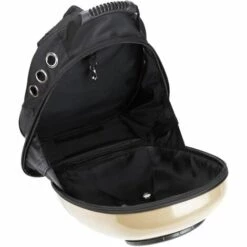 AIDUCHO Portable Transporteur D'animaux Capsule Sac à Dos Transparent Bubble Sac De Transport Pour Chat Chien Chiot Petits Animaux - Doré -Cage, caisse et transport pour chien Soldes 32751813 4