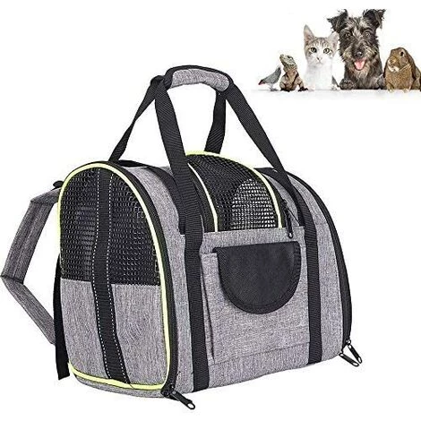 AIDUCHO Sac à Dos Chat Chien Extensible 90%, Sac Transport Pour Chat Petit Chien Respirant, Sac A Dos De Transport Chat Avec Matelas En Peluche Amovible, Pour Voyage En Train/Voiture/Restaurant/Avion 1 AIDUCHO Sac à Dos Chat Chien Extensible 90%, Sac Transport Pour Chat Petit Chien Respirant, Sac A Dos De Transport Chat Avec Matelas En Peluche Amovible, Pour Voyage En Train/Voiture/Restaurant/Avion