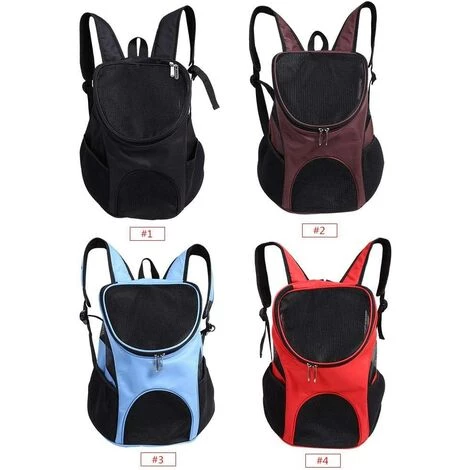 AIDUCHO Chien Carrier Backpack, Mains Libres Ventilation Réglable Mains Marcher Randonnée Voyager Double Sac à Bandoulière Pour Porter Chien Chien(café) 5 AIDUCHO Chien Carrier Backpack, Mains Libres Ventilation Réglable Mains Marcher Randonnée Voyager Double Sac à Bandoulière Pour Porter Chien Chien(café) – Image 5